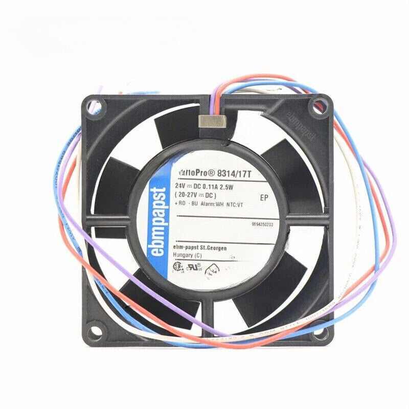 Ebmpapst 8314/17T Axial Fan 24VDC 80x80x32mm