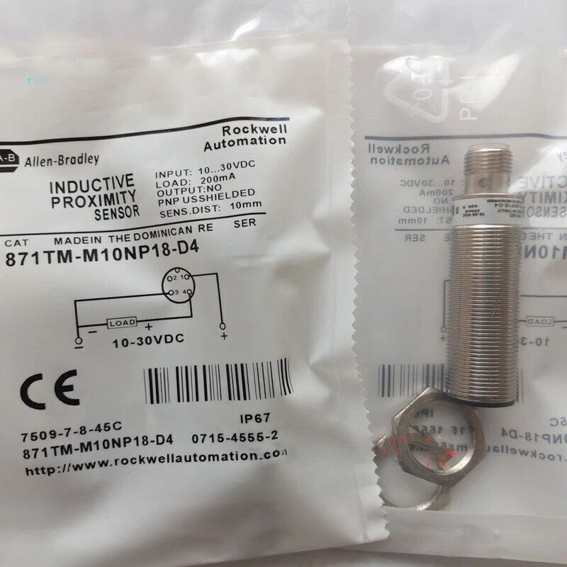 Allen-Bradley 871TM-M10NP18-D4 10 mm PNP Inductive Proximity Sensor