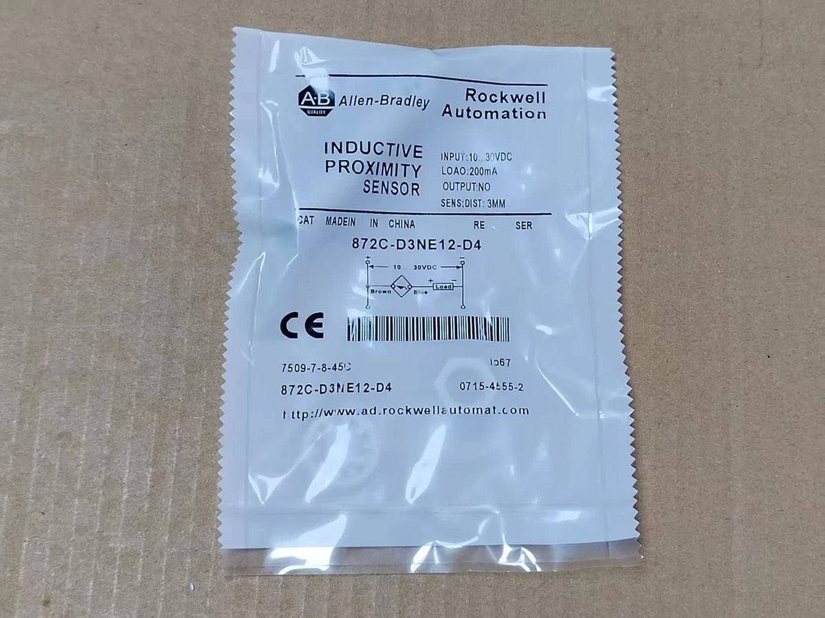 Allen-Bradley 872C-D3NE12-D4 Proximity Sensor 3mm 12mm 2-Wire DC