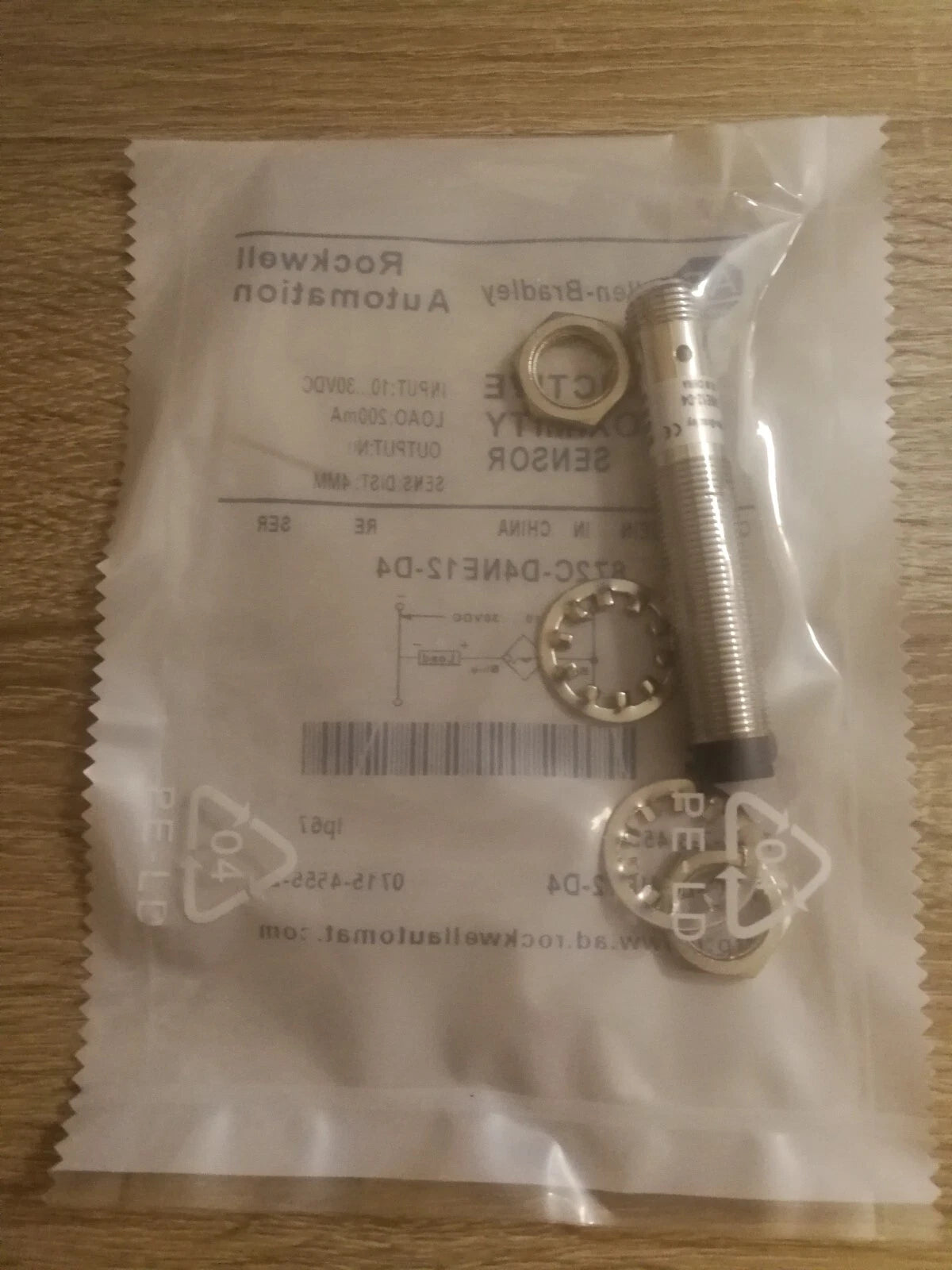 Allen-Bradley 872C-D4NE12-D4 Proximity Sensor 4mm 10-30VDC NPN NC