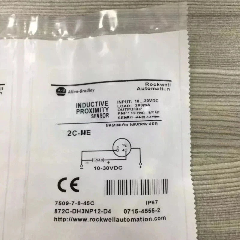 Allen-Bradley 872C-DH3NP12-D4 Proximity Sensor 3mm 10-30VDC PNP NO
