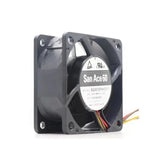 Sanyo Denki 9G0612P4H0011 DC Axial Fan 12V 60x60x25mm 9500RPM