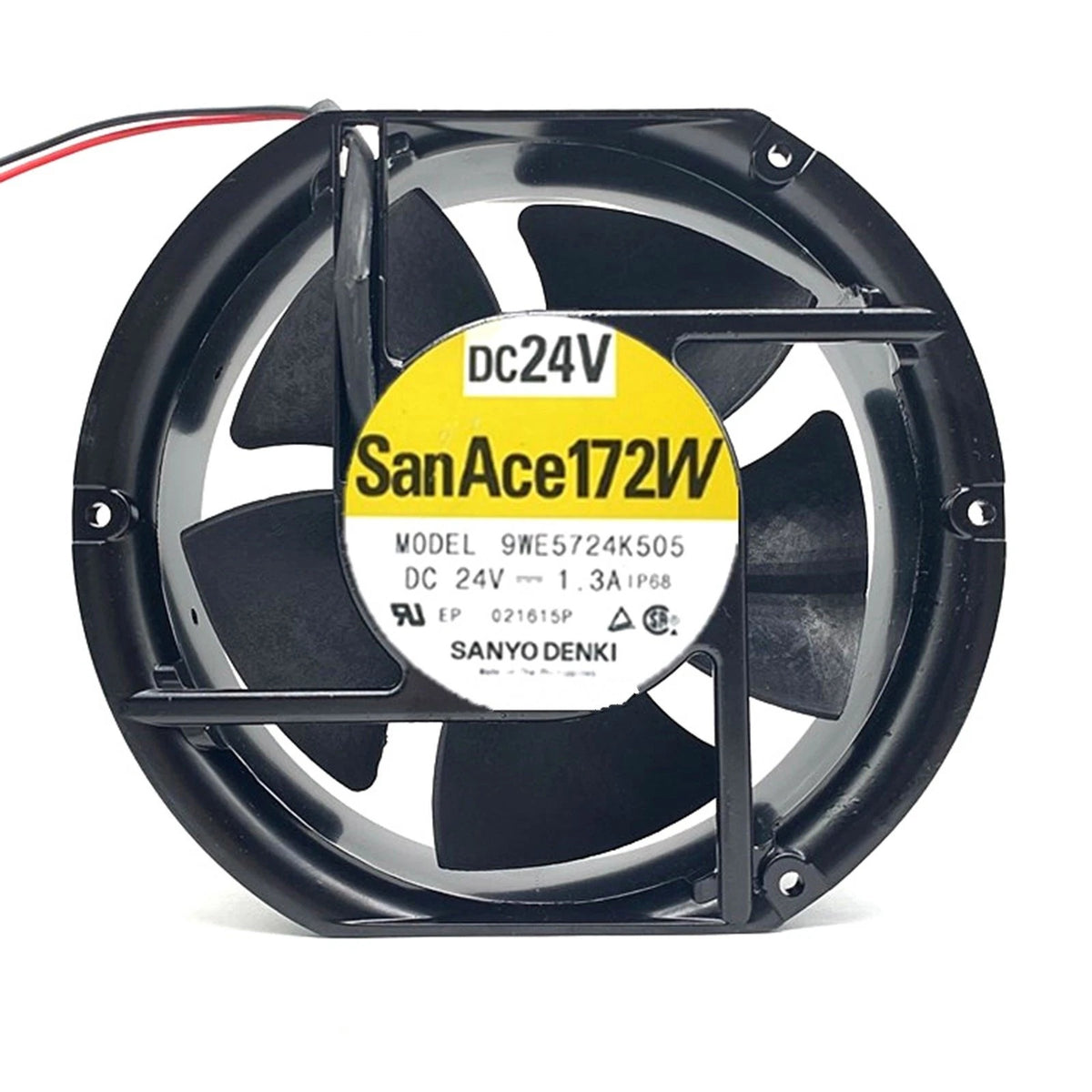 Sanyo Denki 9WE5724K505 DC Axial Fan 24V 1.3A 172x150x51mm