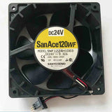Sanyo Denki 9WF1224H1D03 DC Axial Cooling Fan 24V 7.68W 120x120x38mm