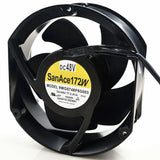 Sanyo Denki 9WG5748P5G003 DC Axial Fan 48V 2.91A 172x150x51mm