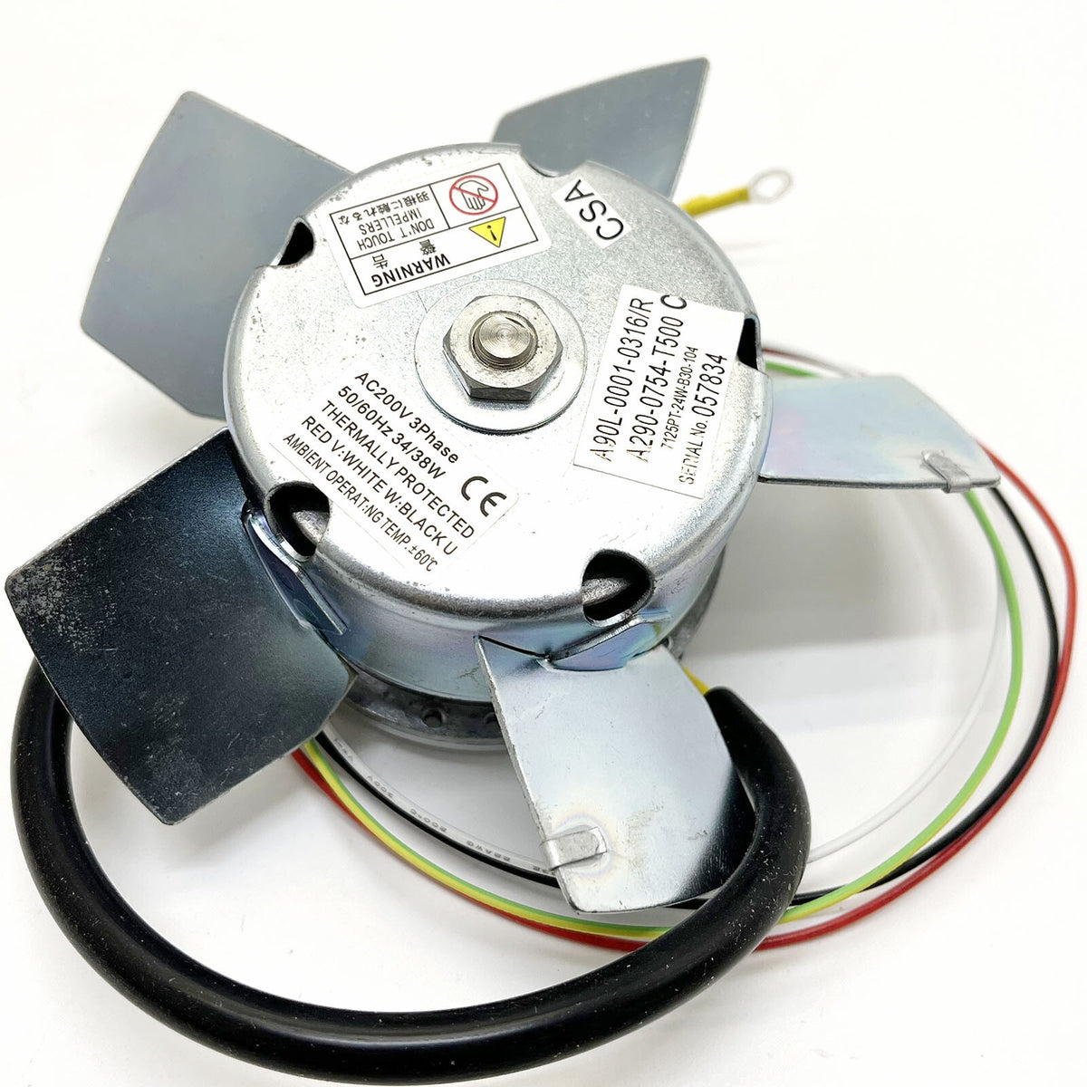 FANUC A90L-0001-0316/R Spindle Motor Fan 3-Phase 200V Reverse Flow