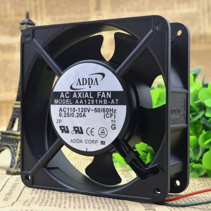 ADDA AA1281HB-AT AC Axial Fan 115VAC 120x120x38mm 50/60Hz