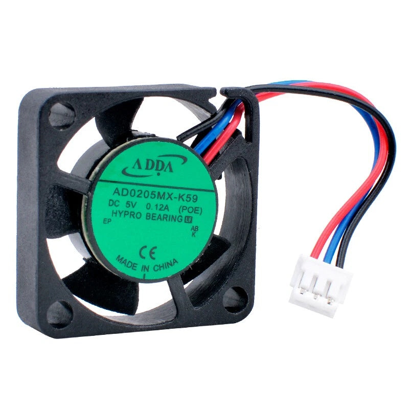 ADDA AD0205MX-K59 DC Axial Fan 5VDC 25x25x6mm 0.12A