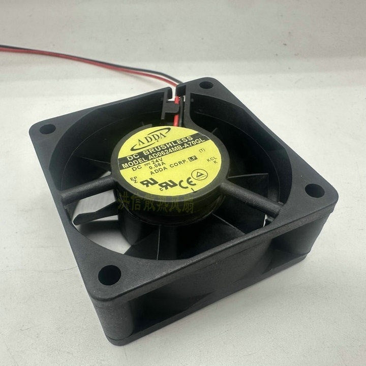 ADDA AD0624MB-A70GL DC Axial Fan 24VDC 60x60x25mm 18CFM