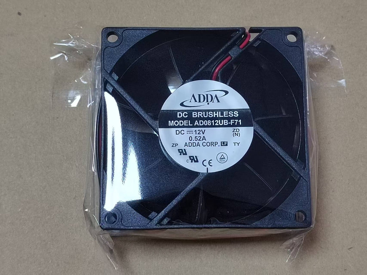 ADDA AD0812UB-F71 DC Axial Fan 12VDC 80x80x38mm 61.3CFM