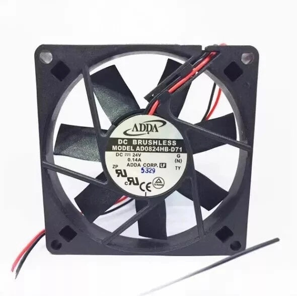 ADDA AD0824HB-D71 DC Axial Fan 24VDC 80mm Cooling fan