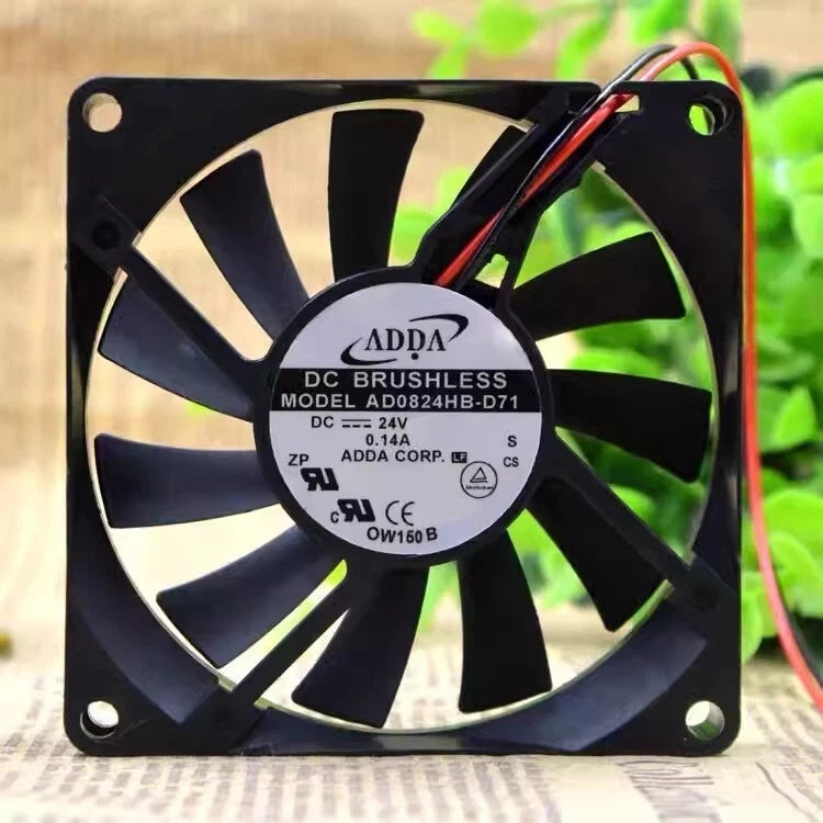 ADDA AD0824HB-D71 DC Axial Fan 24VDC 80mm Cooling fan