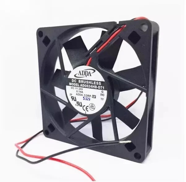 ADDA AD0824HB-D71 DC Axial Fan 24VDC 80mm Cooling fan
