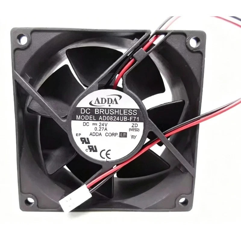 ADDA AD0824UB-F71 DC Axial Fan 24VDC 80mm Cooling fan