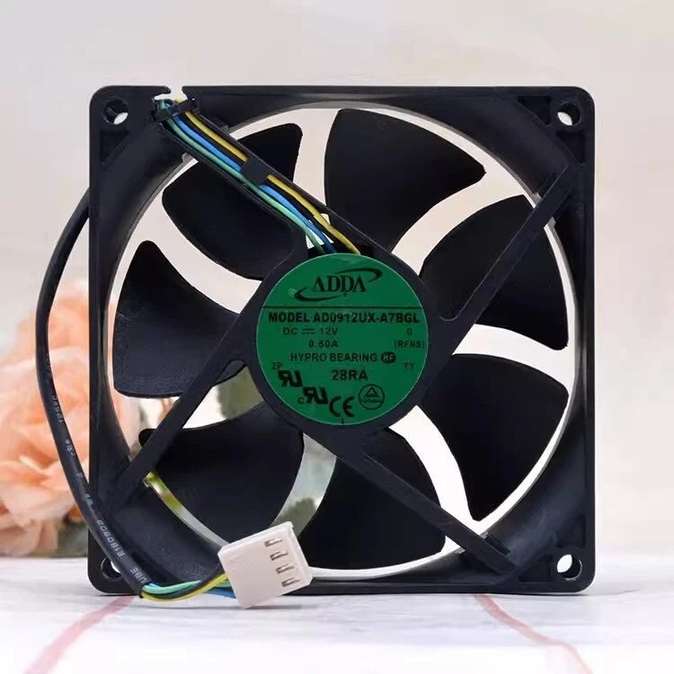ADDA AD0912UX-A7BGL DC Axial Fan 12VDC 92x92x25mm 73CFM