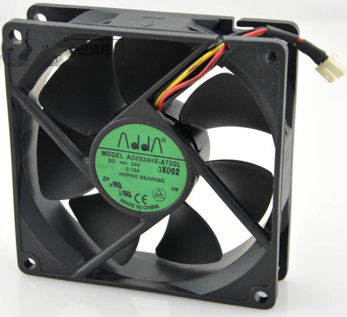 ADDA AD0924HX-A72GL DC Axial Fan 24VDC 92x92x25mm 50CFM