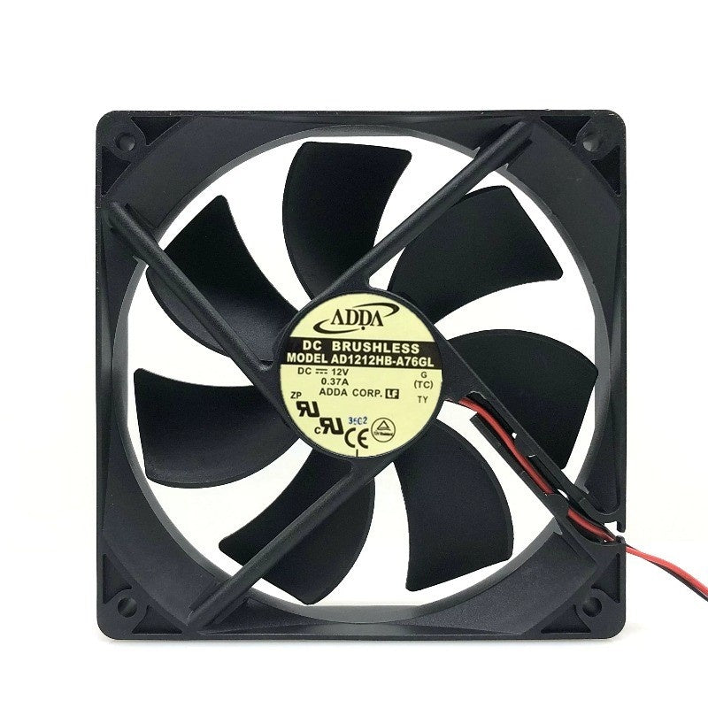 ADDA AD1212HB-A76GL DC Axial Fan 12VDC 120x120x25mm 85.2CFM