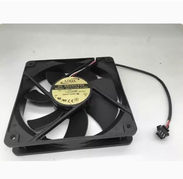 ADDA AD1212HB-A76GL DC Axial Fan 12VDC 120x120x25mm 85.2CFM