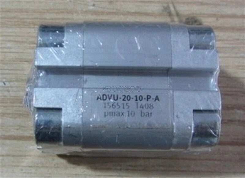 FESTO ADVU-20-10-P-A Compact Pneumatic Cylinder 20mm Bore 10mm Stroke