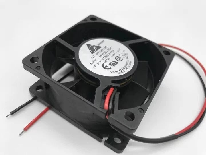 Delta Electronics AFB0612EH DC Axial Fan 12VDC 60x60x25.4mm 38.35CFM