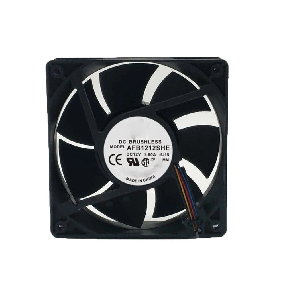 Delta Electronics AFB1212SHE-5J1N DC Axial Fan 12VDC 120x120x38mm 4-Wire