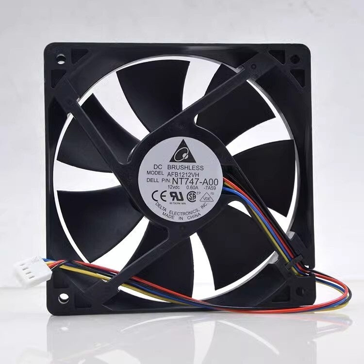 Delta Electronics AFB1212VH DC Axial Fan 12VDC 120x120x25.4mm 103.75CFM