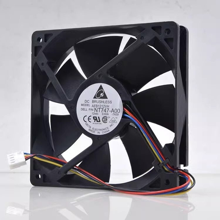 Delta Electronics AFB1212VH DC Axial Fan 12VDC 120x120x25.4mm 103.75CFM