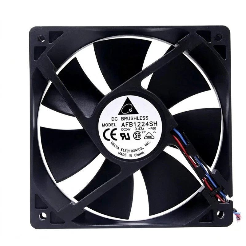 Delta Electronics AFB1224SH DC Axial Fan 24VDC 120x120x25.4mm 113.11CFM