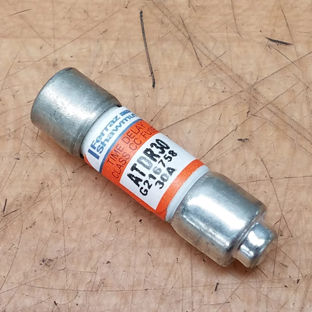 Ferraz ATDR-30 Class CC Time-Delay Fuse 30A 600VAC
