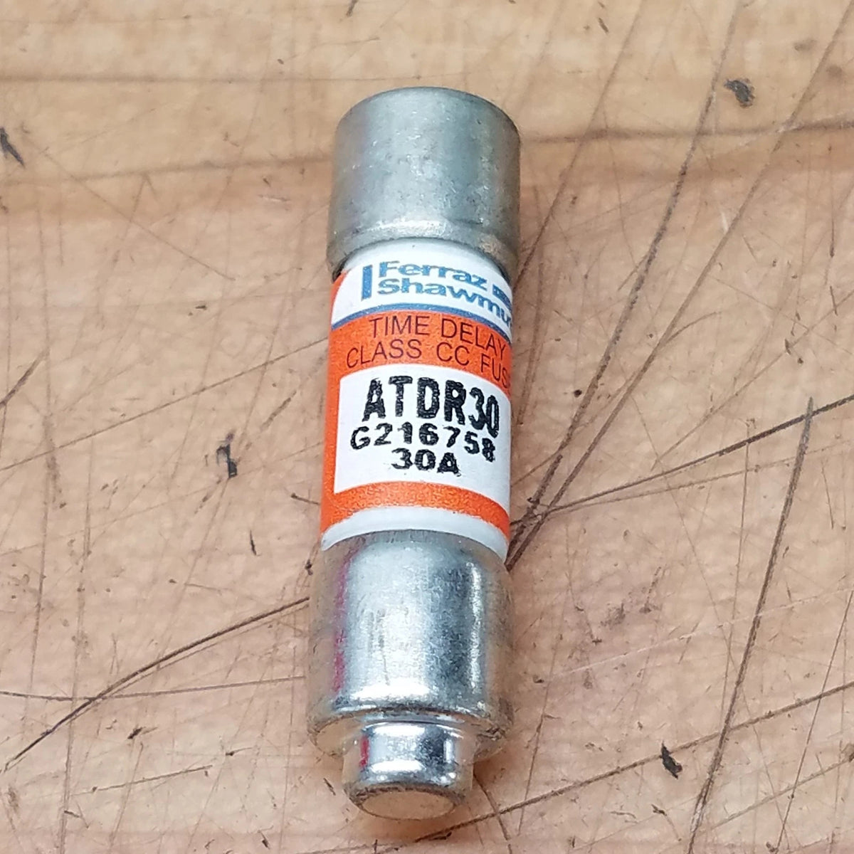 Ferraz ATDR-30 Class CC Time-Delay Fuse 30A 600VAC