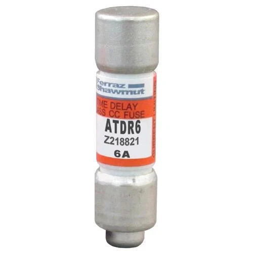 Ferraz ATDR-6 Class CC Time-Delay Fuse 6A 600VAC