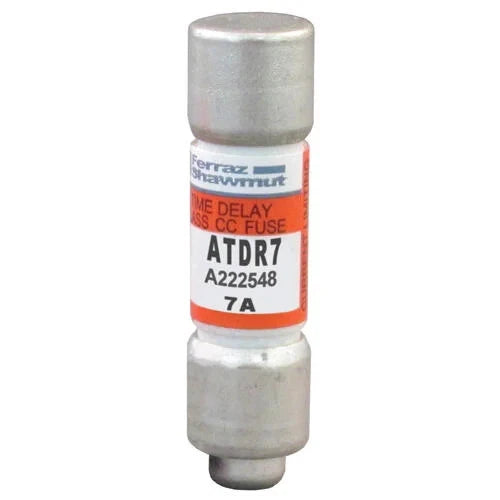 Ferraz ATDR-7 Class CC Time-Delay Fuse 7A 600VAC