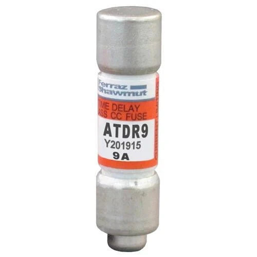 Ferraz ATDR-9 Class CC Time-Delay Fuse 9A 600VAC