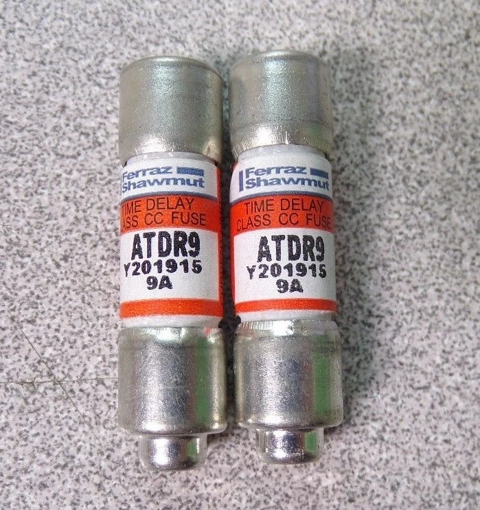 Ferraz ATDR-9 Class CC Time-Delay Fuse 9A 600VAC