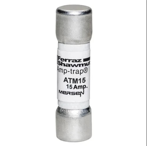 Ferraz ATM15 Midget Fuse 15A 600VAC/DC Fast-Acting