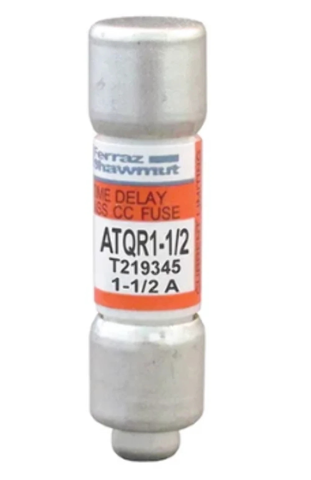 Ferraz ATQR1-1/2 Class CC Fuse 1.5A 600VAC 300VDC Time-Delay