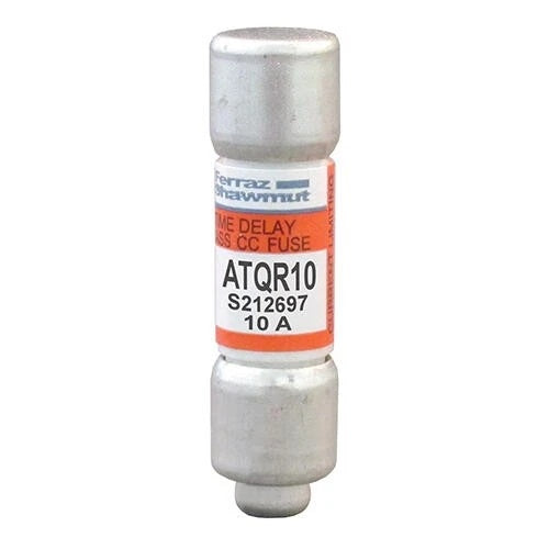 Ferraz ATQR10 Class CC Time-Delay Fuse 10A 600VAC