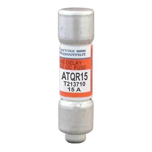Ferraz ATQR15 Fuse Class CC 600 VAC 15A Time-Delay Fuse
