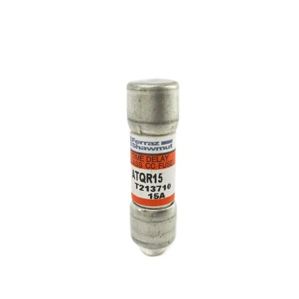 Ferraz ATQR15 Fuse Class CC 600 VAC 15A Time-Delay Fuse