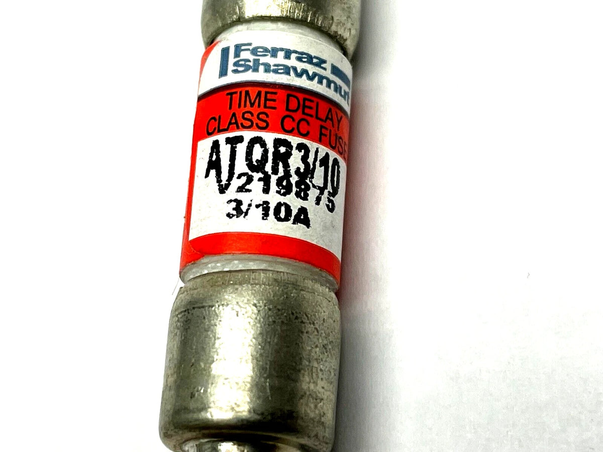 Ferraz ATQR3/10 Class CC Time-Delay Fuse 10A 600VAC