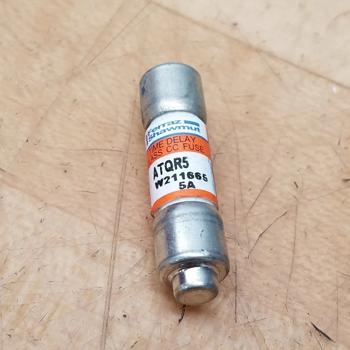 Ferraz ATQR5 Class CC Time-Delay Fuse 5A 600VAC