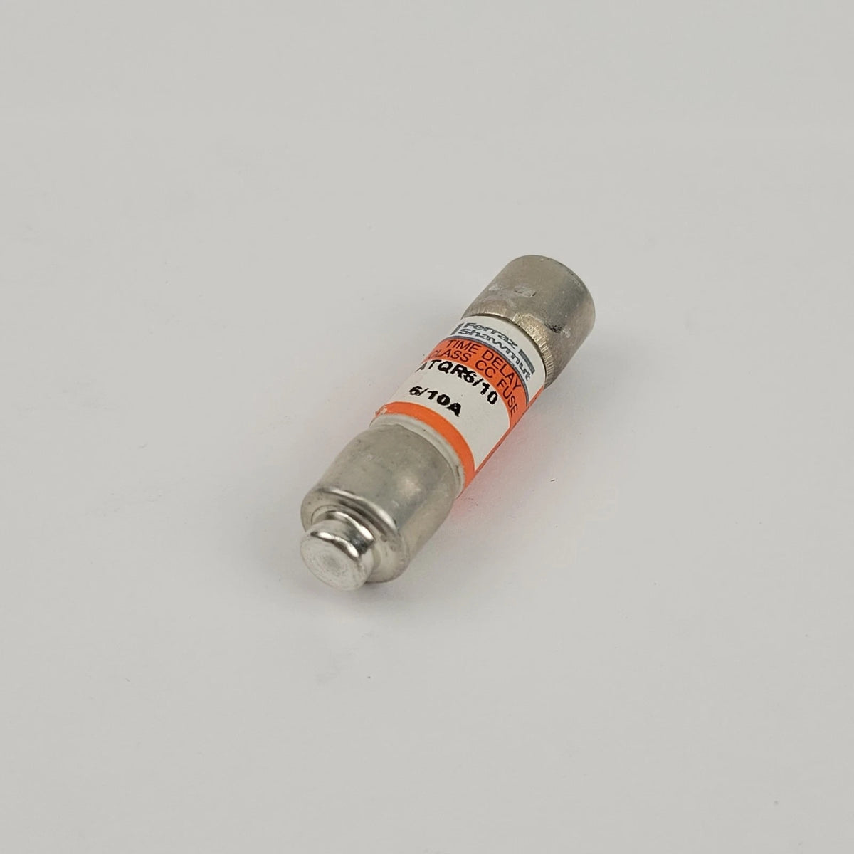 Ferraz ATQR6/10 Class CC Time-Delay Fuse 600VAC 6/10A