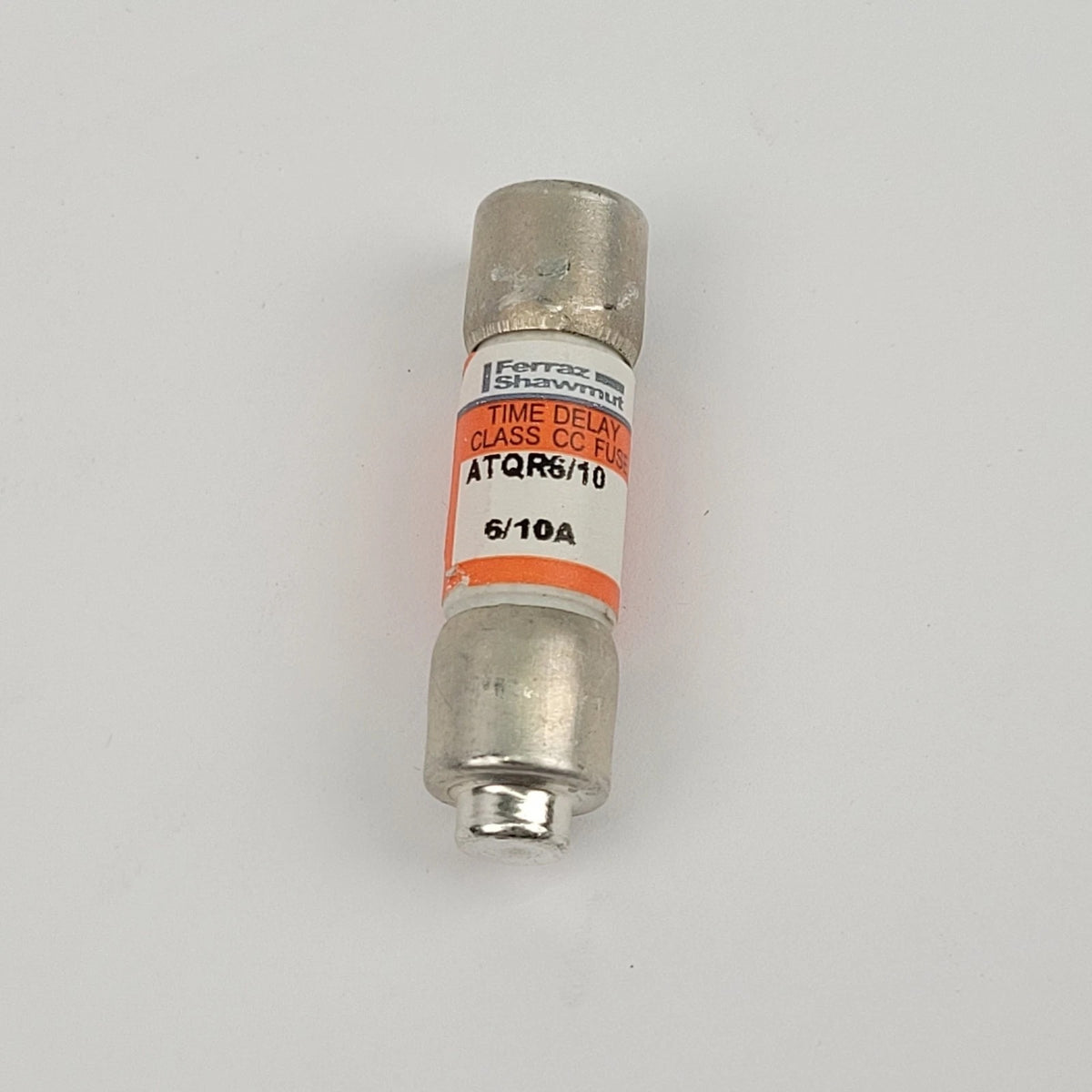 Ferraz ATQR6/10 Class CC Time-Delay Fuse 600VAC 6/10A