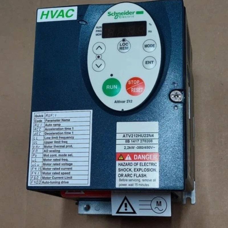 Schneider ATV212HU22N4 Variable Frequency Drive 2.2kW 480V 3-Phase