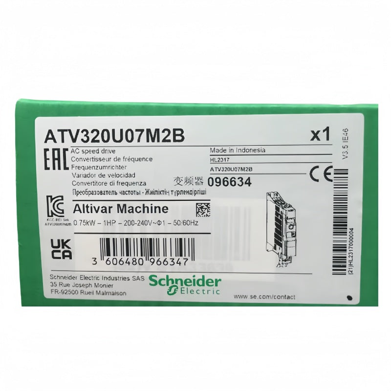Schneider ATV320U07M2B 0.75kW Variable Frequency Drive