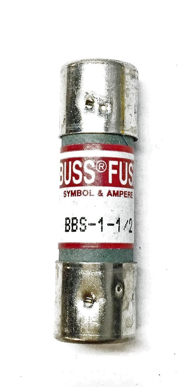 Bussmann BBS-1-1/2 Midget Fast-Acting Fuse 1.5A 600VAC