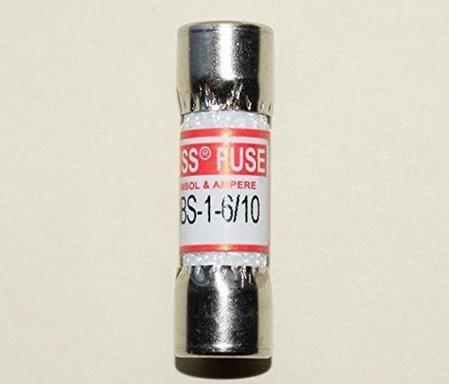 Bussmann BBS-1-6/10 Midget Fast-Acting Fuse 1.6A 600VAC/DC