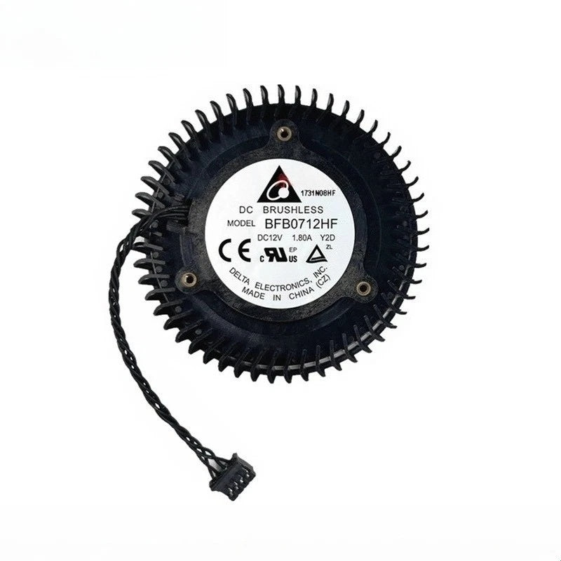 Delta Electronics BFB0712HF-BSG DC Centrifugal Blower Fan 12VDC 1.8A 4-Pin