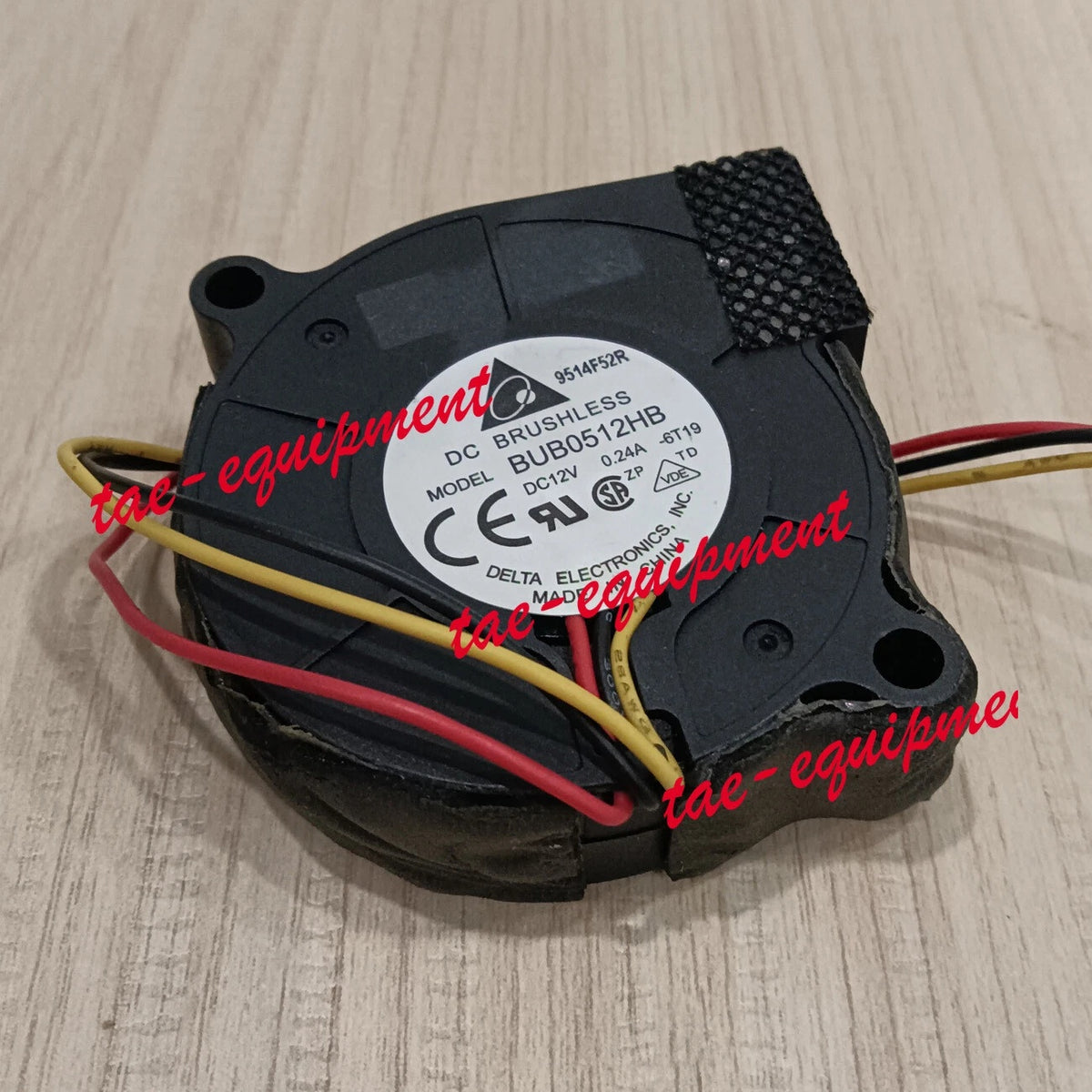 Delta Electronics BUB0512HB-6T19 DC Centrifugal Blower Fan 12VDC 0.24A