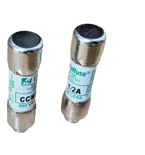 Littelfuse CCMR-1/2 Time-Delay Fuse 0.5A 600VAC Class CC